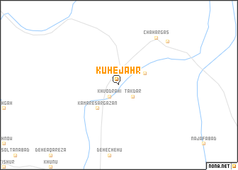 map of Kūh-e Jahr