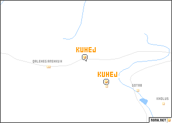 map of Kūhej