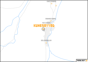 map of Kūh-e Şayyād