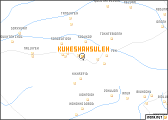 map of Kūh-e Shāh Sūleh