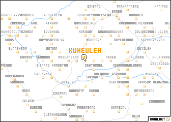 map of Kūh-e Ūleh