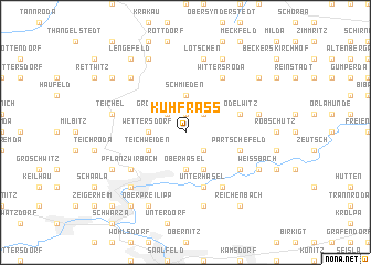 map of Kuhfraß