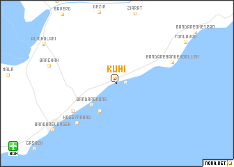 map of Kūhī