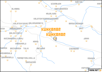 map of Kūh Kamar