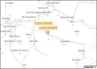 map of Kūhkamar
