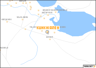 map of Kūh Khīāreh