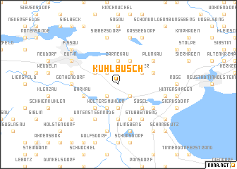 map of Kuhlbusch