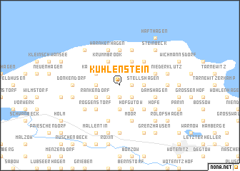 map of Kühlenstein
