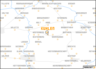 map of Kuhlen