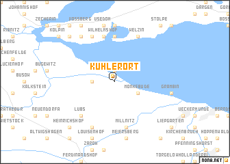 map of Kuhlerort