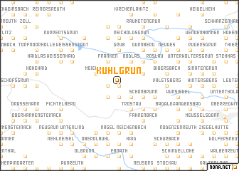 map of Kühlgrün