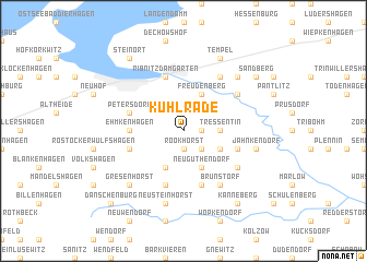 map of Kuhlrade