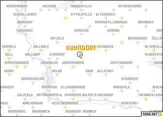 map of Kühndorf