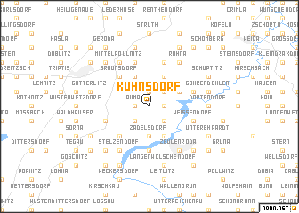 map of Kühnsdorf