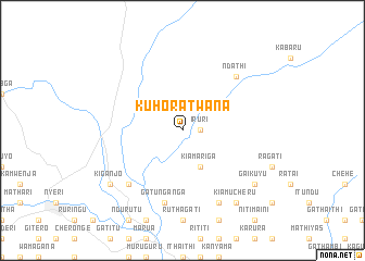 map of Kuhora Twana