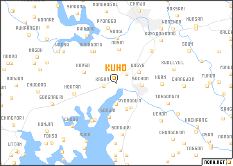 map of Kuho