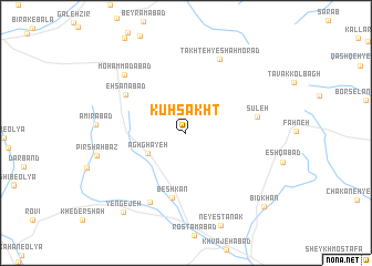 map of Kūh Sakht