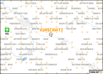 map of Kühschwitz