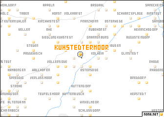 map of Kuhstedtermoor