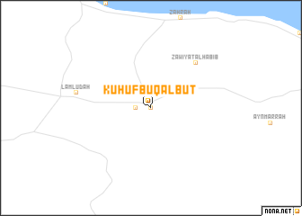 map of Kuhūf Bū Qalbūţ