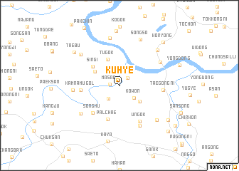 map of Kuhye