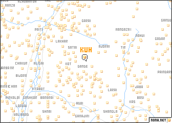 map of Kūh