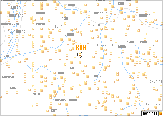 map of Kūh