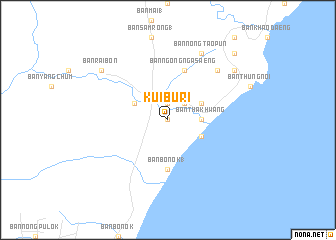 map of Kui Buri