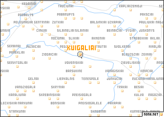 map of Kuigaliai