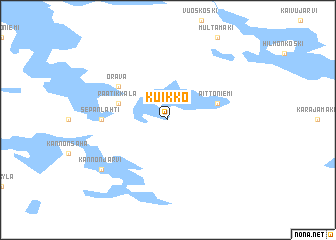 map of Kuikko