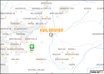 map of Kuilsrivier