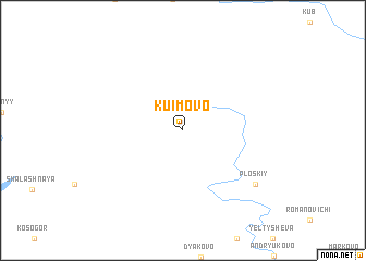 map of Kuimovo