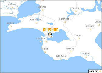 map of Kuishan