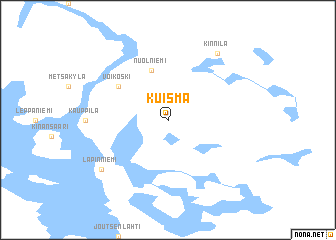 map of Kuisma