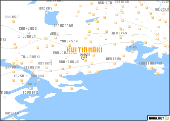 map of Kuitinmäki