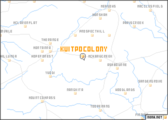 map of Kuitpo Colony