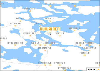 map of Kuivainen