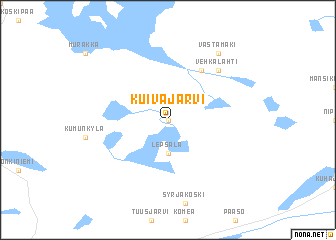 map of Kuivajärvi