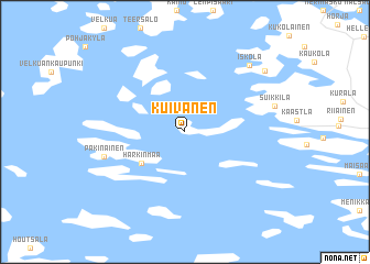 map of Kuivanen