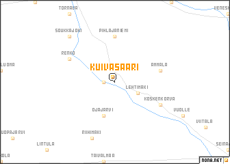 map of Kuivasaari