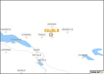 map of Kujala