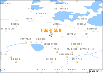 map of Kujansuu