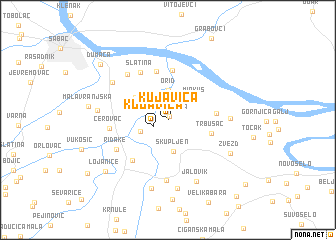 map of Kujavica