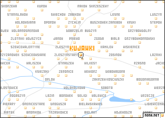 map of Kujawki