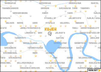 map of Kujew