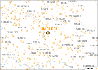 map of Kujŏl-gol