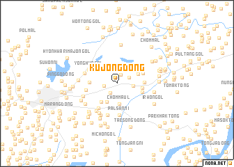 map of Kujŏng-dong