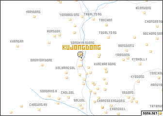 map of Kujŏng-dong