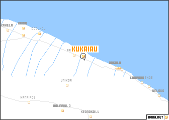 map of Kukaiau