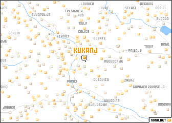 map of Kukanj